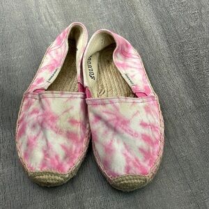 Soludos Espadrilles Pink Tie Dye size 12